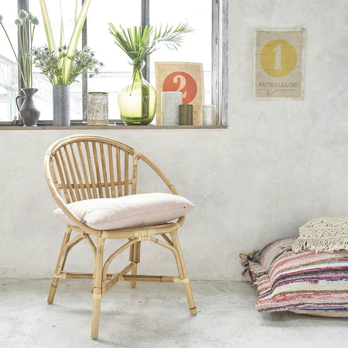 BOHO - Fauteuil en rotin