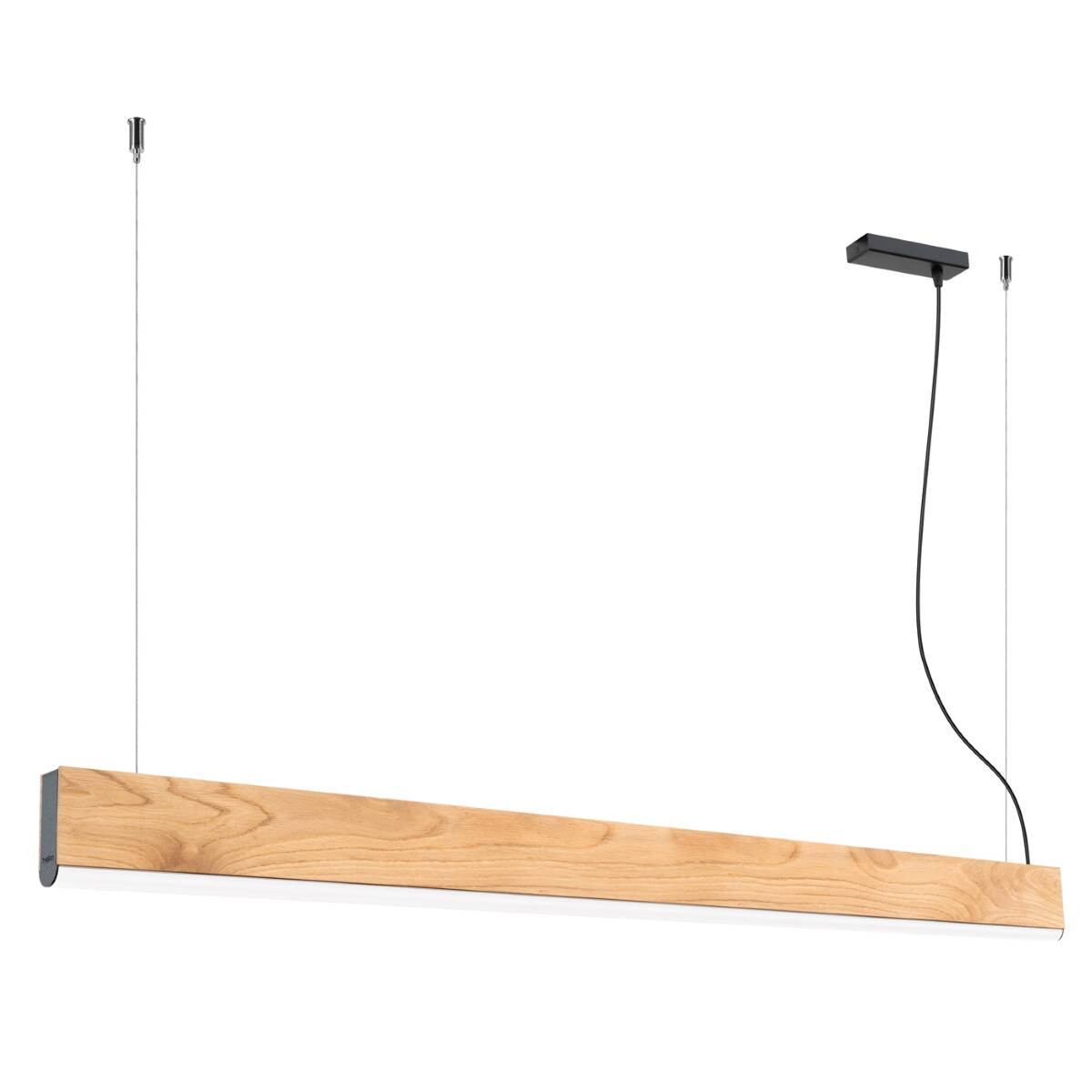 Lampa wisząca LYKKE dąb LED 1x36W Neutralna biel 3197lm Thoro Lighting