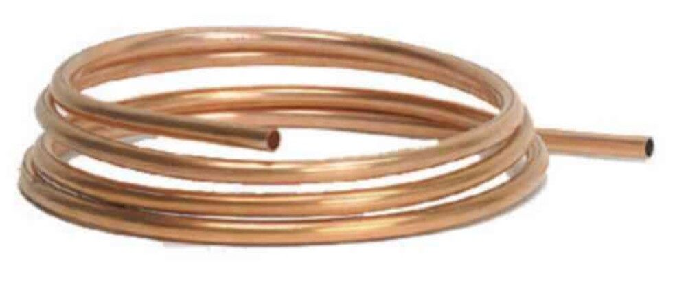 OLJERØR GELIA 1/4 6,35MM 7,6M RING UISOLERT