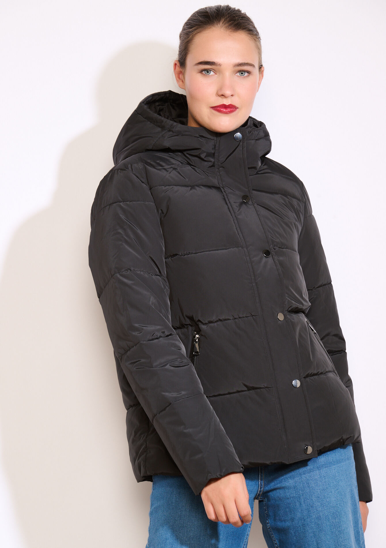 Korte gewatteerde puffer