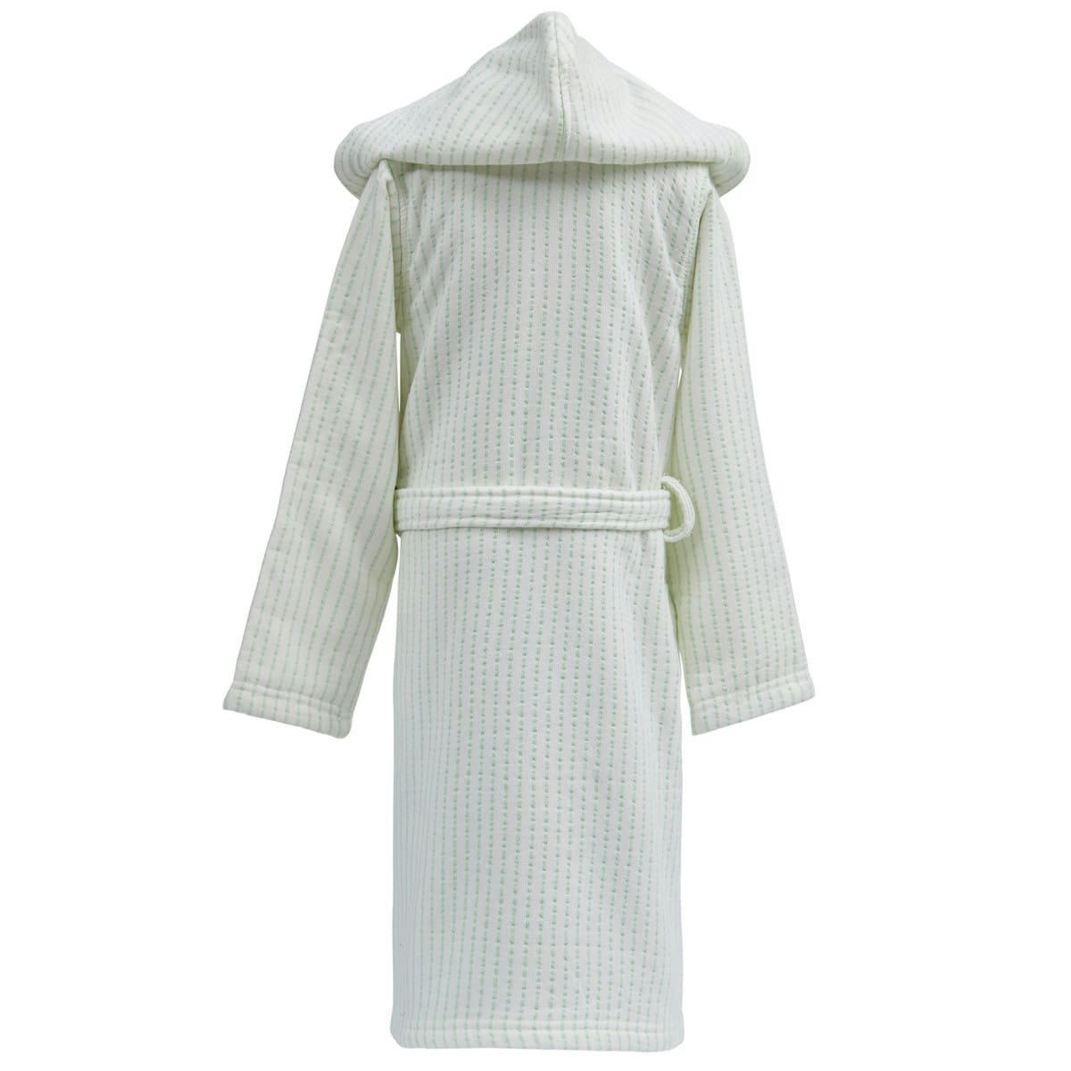 BABY SWEET - Peignoir enfant en coton bio 400 gr/m²  anis 04 ans