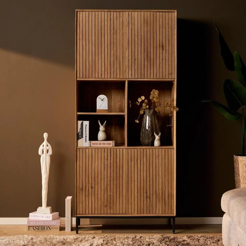 StarFurn - Vakkenkast Madison 90 cm - naturel