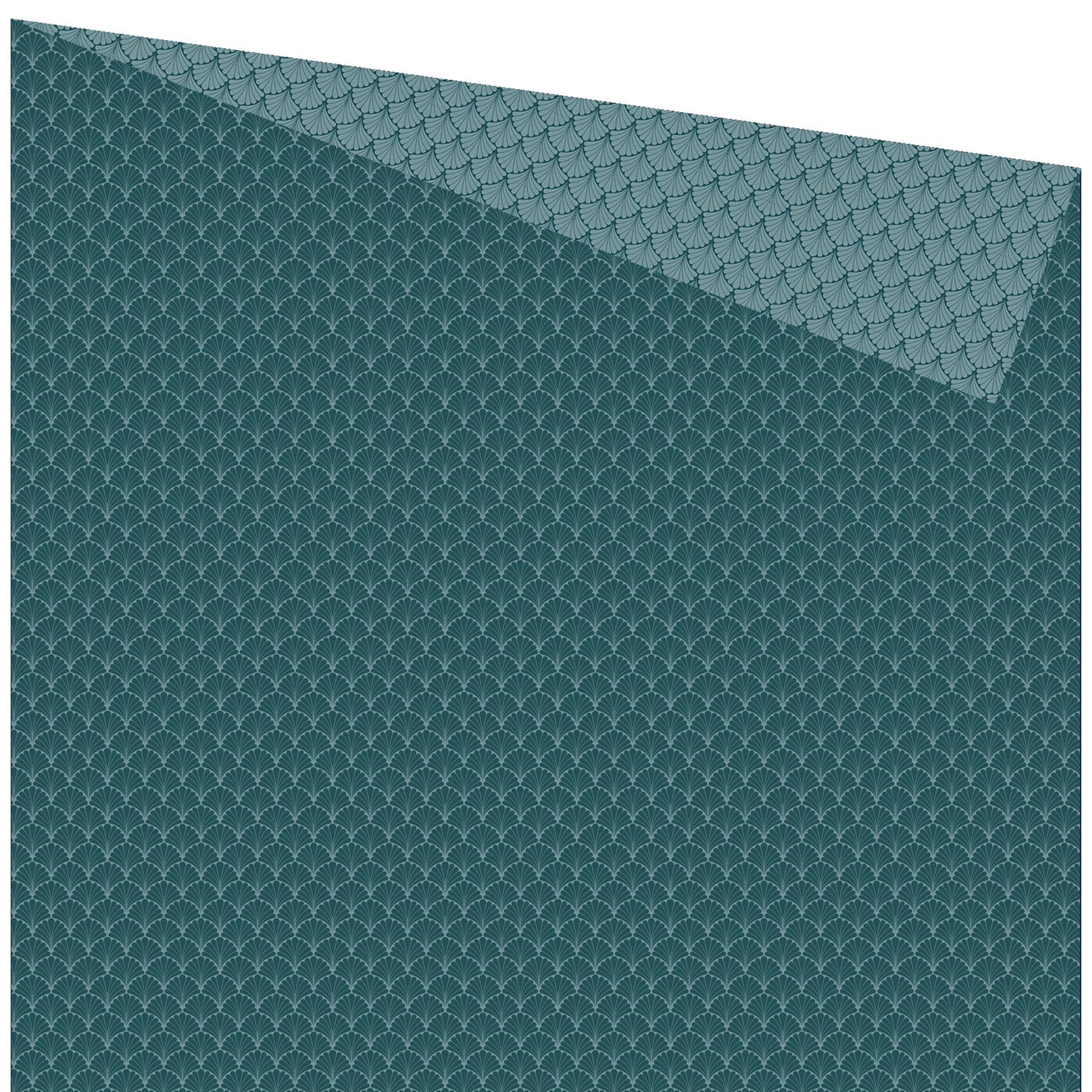 CAMILLE - Housse de couette en bambou vert émeraude 260 x 240