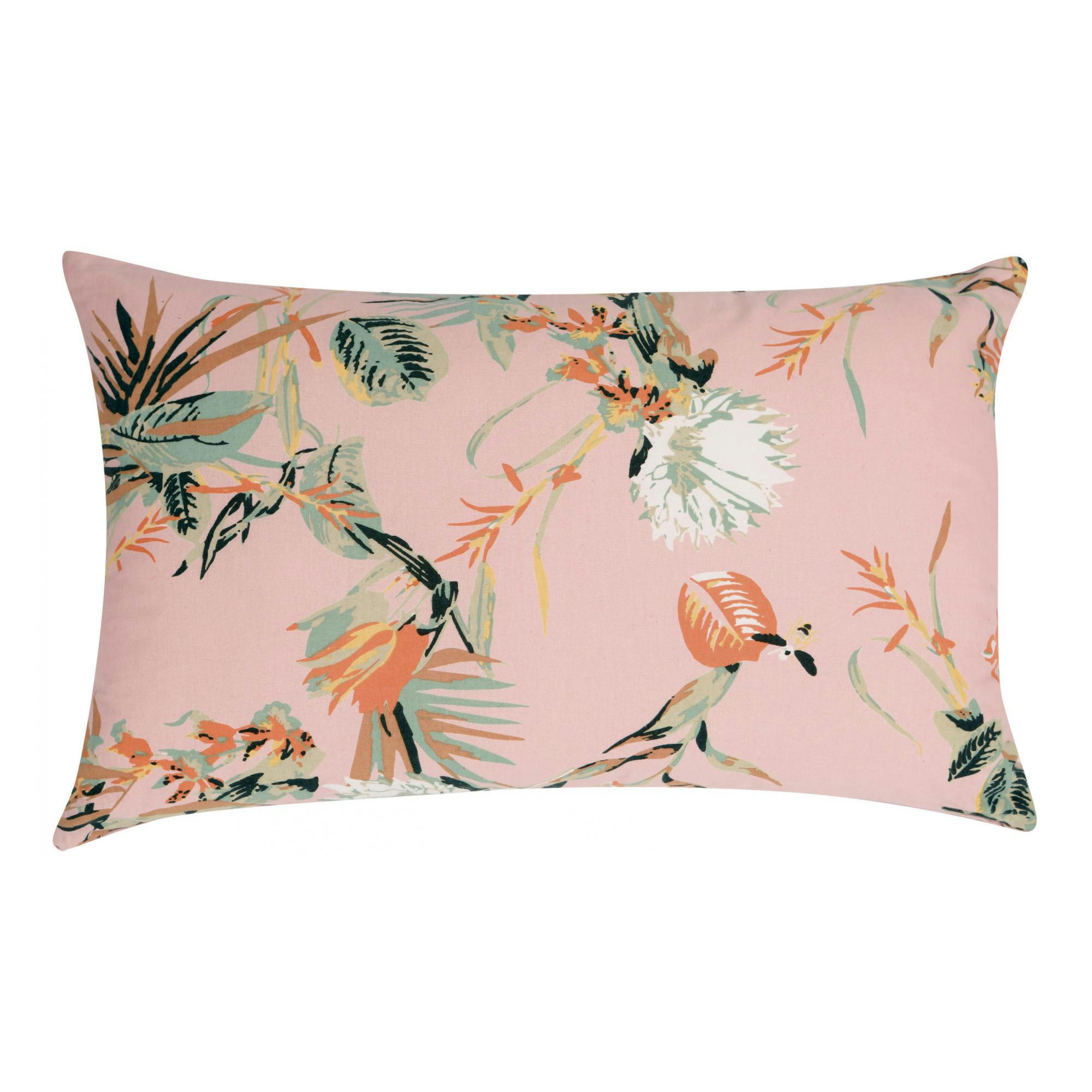 BOTANIA - Coussin  en coton pink 40 x 65
