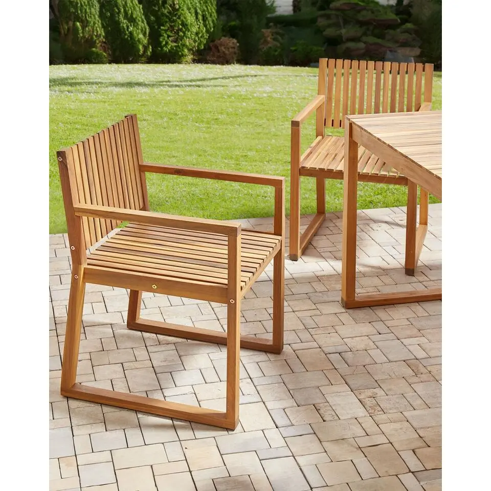 SASSARI II - Tuinstoel - Lichthout - Gecertificeerd acaciahout