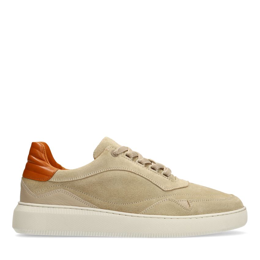 Manfield Beige suède sneakers