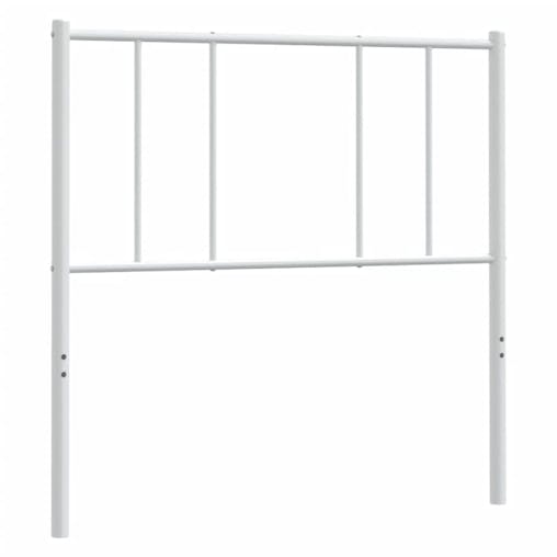 NNEVL Metal Headboard White 90 cm