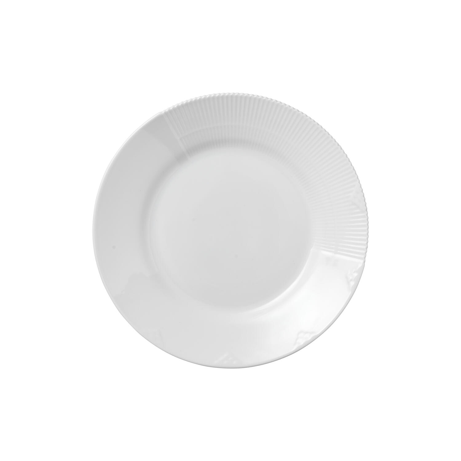 Hvid Elements tallerken ø 28 cm