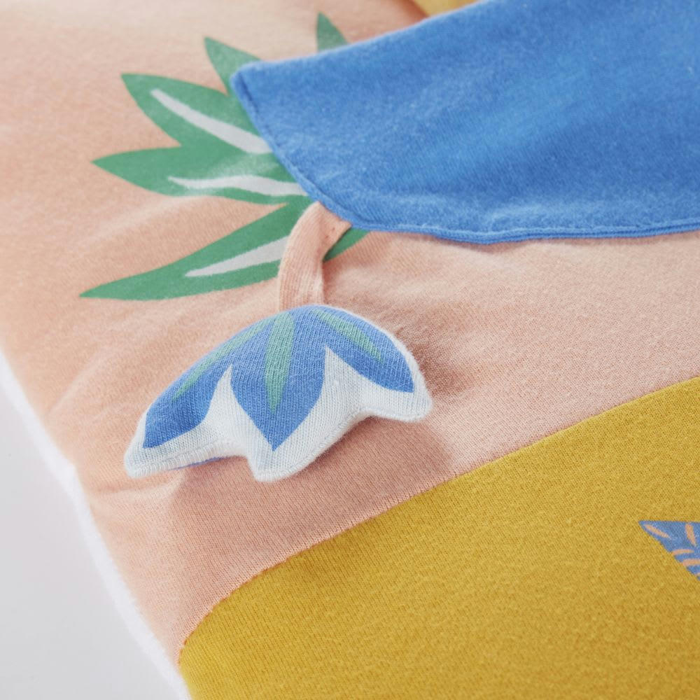 MADRID - Panneau d'activité bébé animaux en coton biologique multicolore