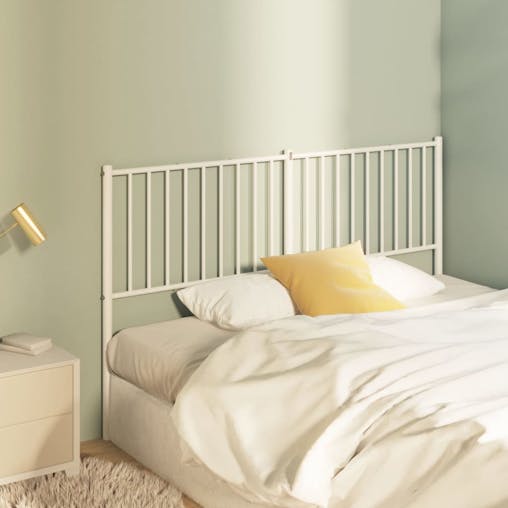 NNEVL Metal Headboard White 152 cm