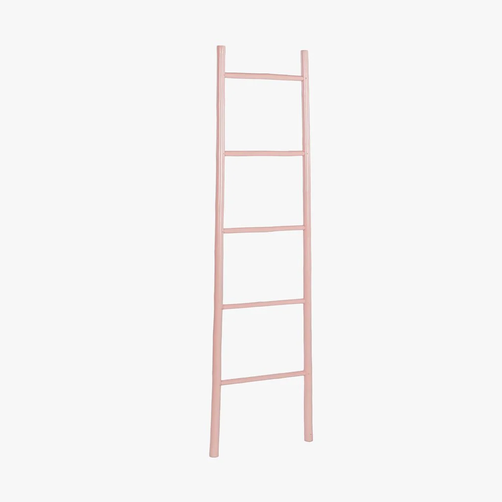 Toalheiro Bambu Rosa 34x20x79 CLEAR