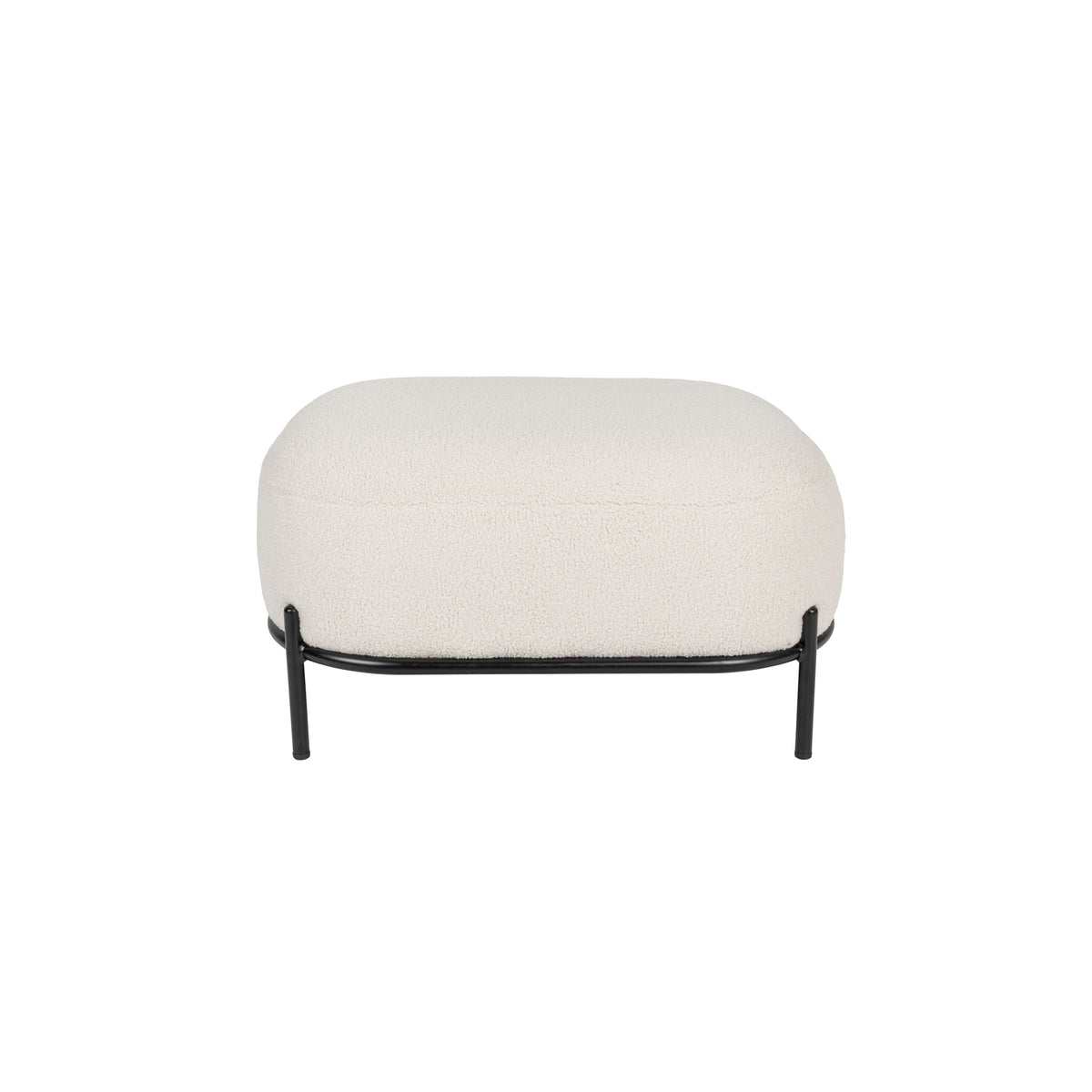 Housecraft Living Polly Hocker Teddy Ivoor