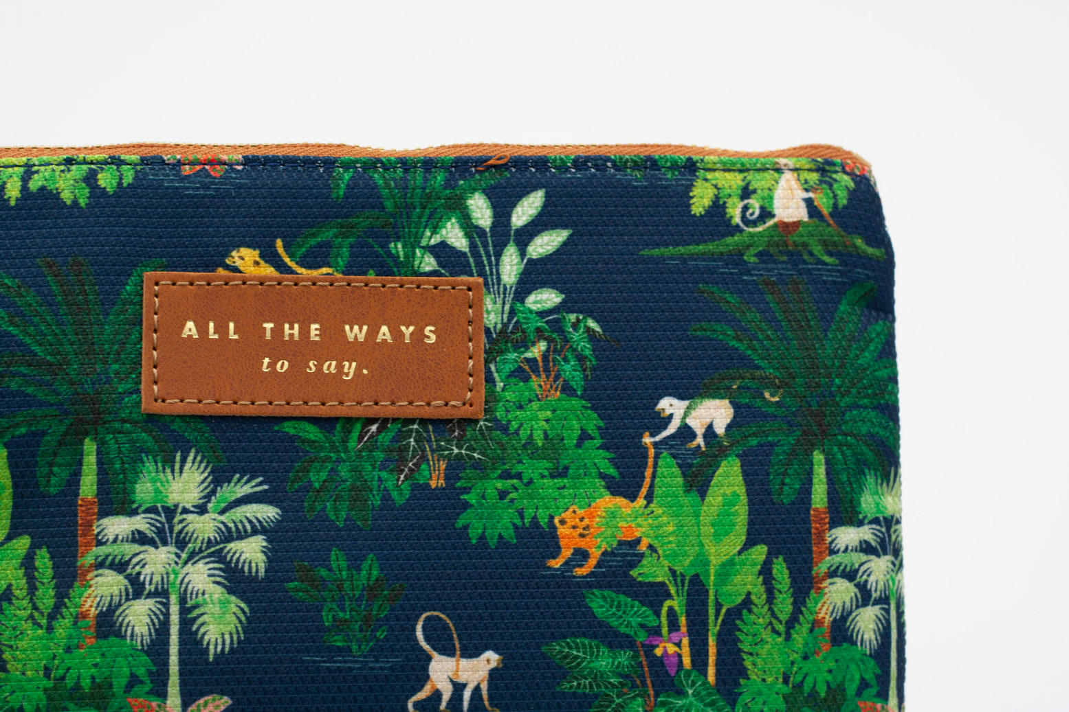 CROCO SAUVAGE - Trousse motif Croco Sauvage