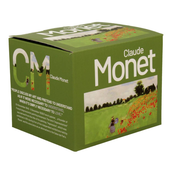 Kubek baryłka Monet Poppy Field porcelanowy 430 ml kolorowy