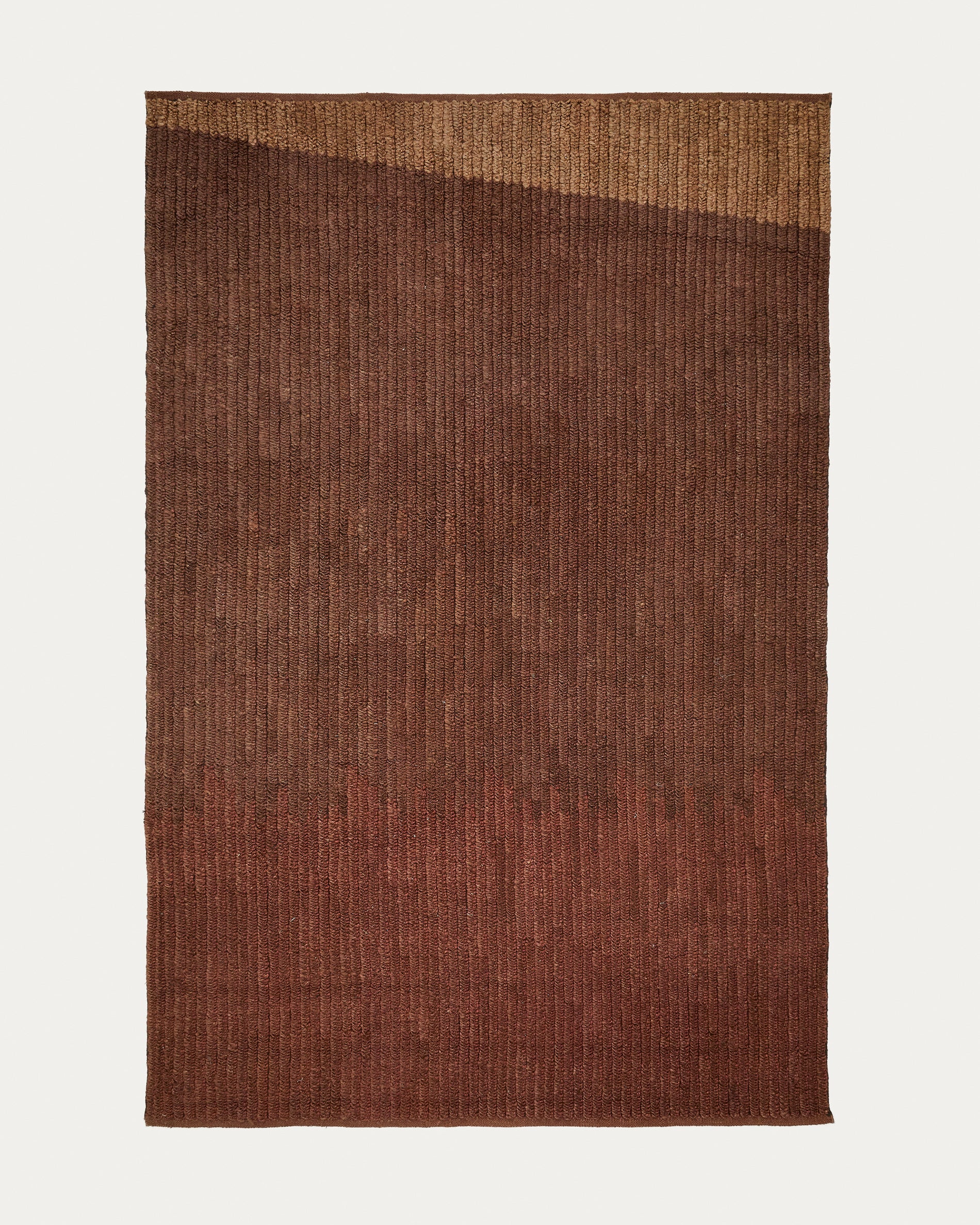 Mandi terracotta jute rug 200 x 300cm