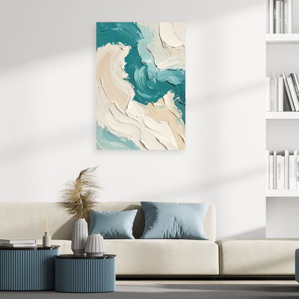 Obraz do salonu sypialni biura loftu, Abstrakcja imitacja farby 20x30