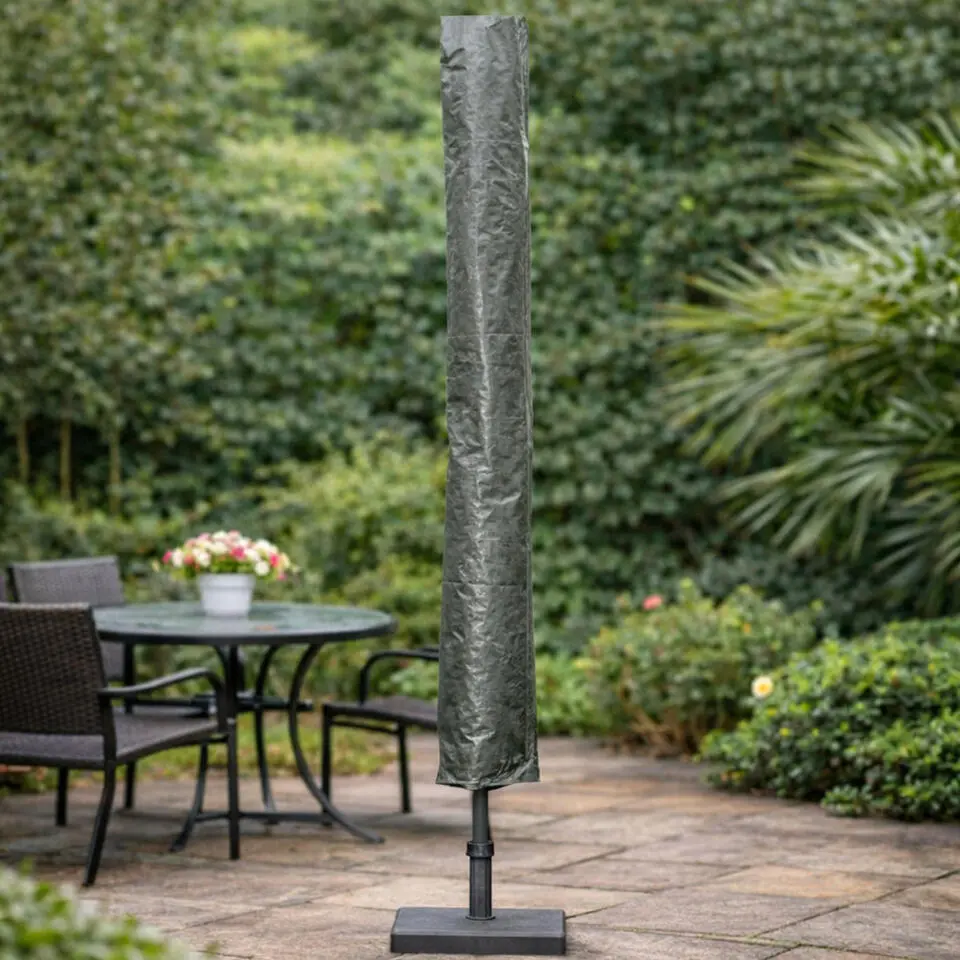 Lesli Living Parasolhoes - zwart - tot 400 cm - polyester