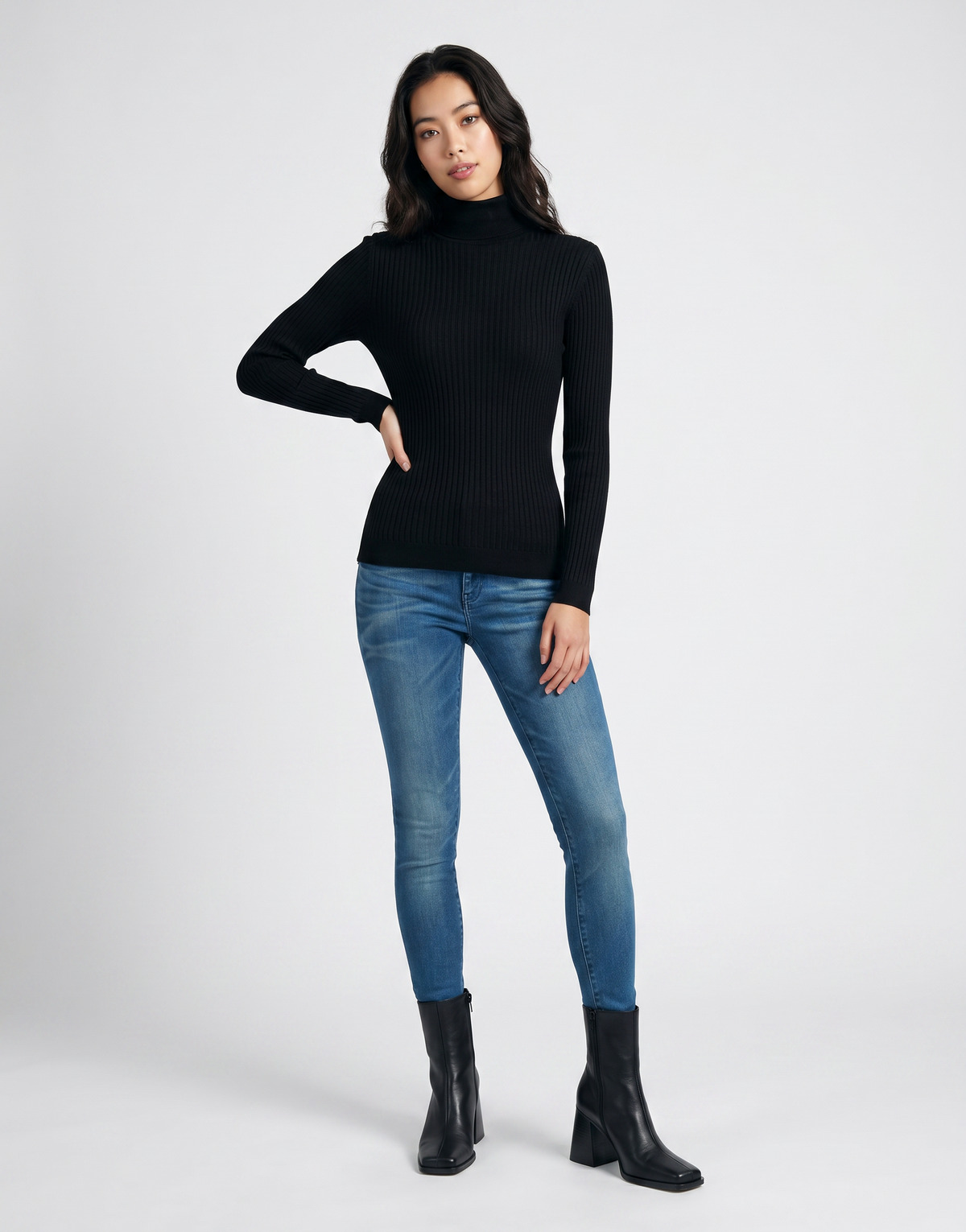 G-Star Raw - LYNN MID SKINNY - Blue