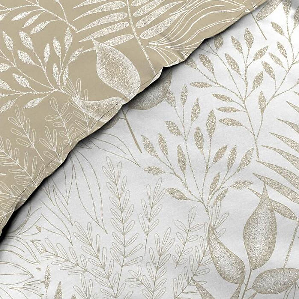 Parure 3 p. 240 x 220 cm imprime 57 fils allover cassia Sans
