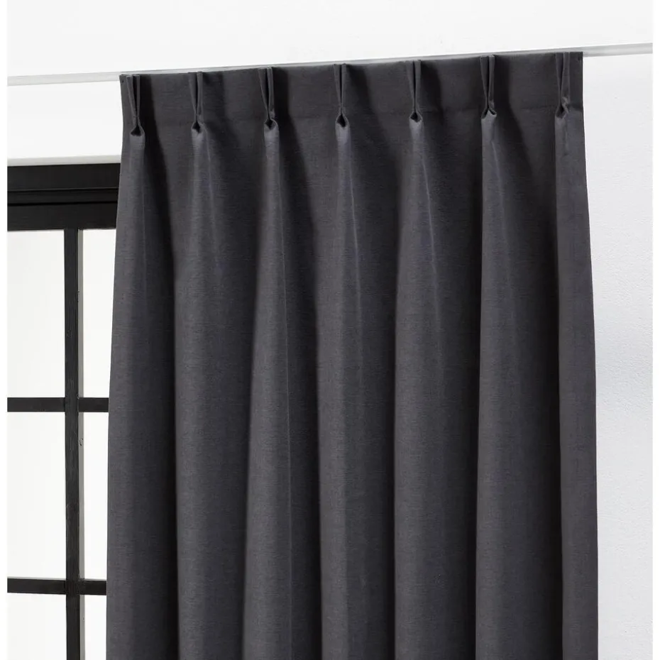Kwantum Vouwgordijnen | Gordijnen | Gordijn Thijs  Antraciet