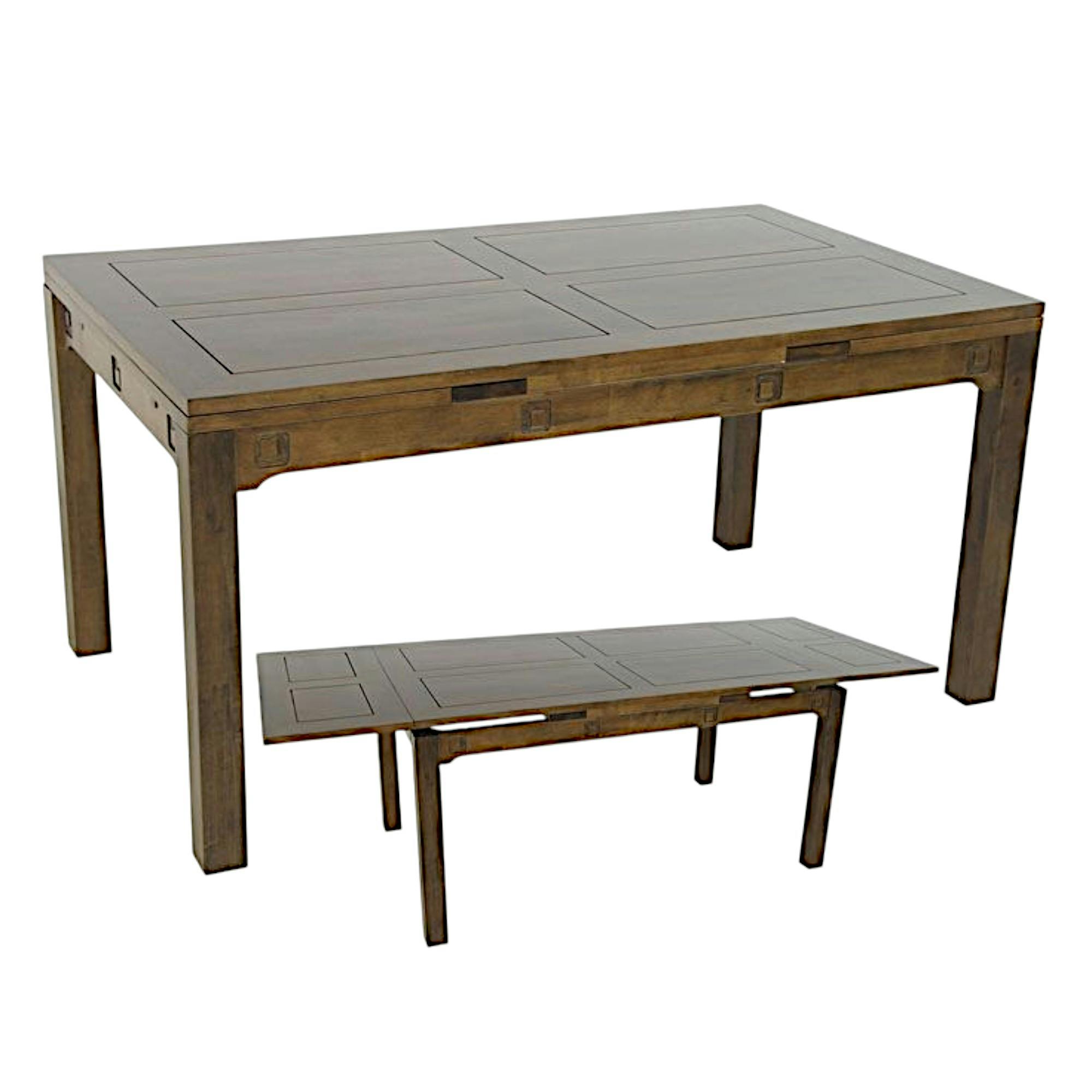 Table repas extensible hévéa 150/230cm TESSA