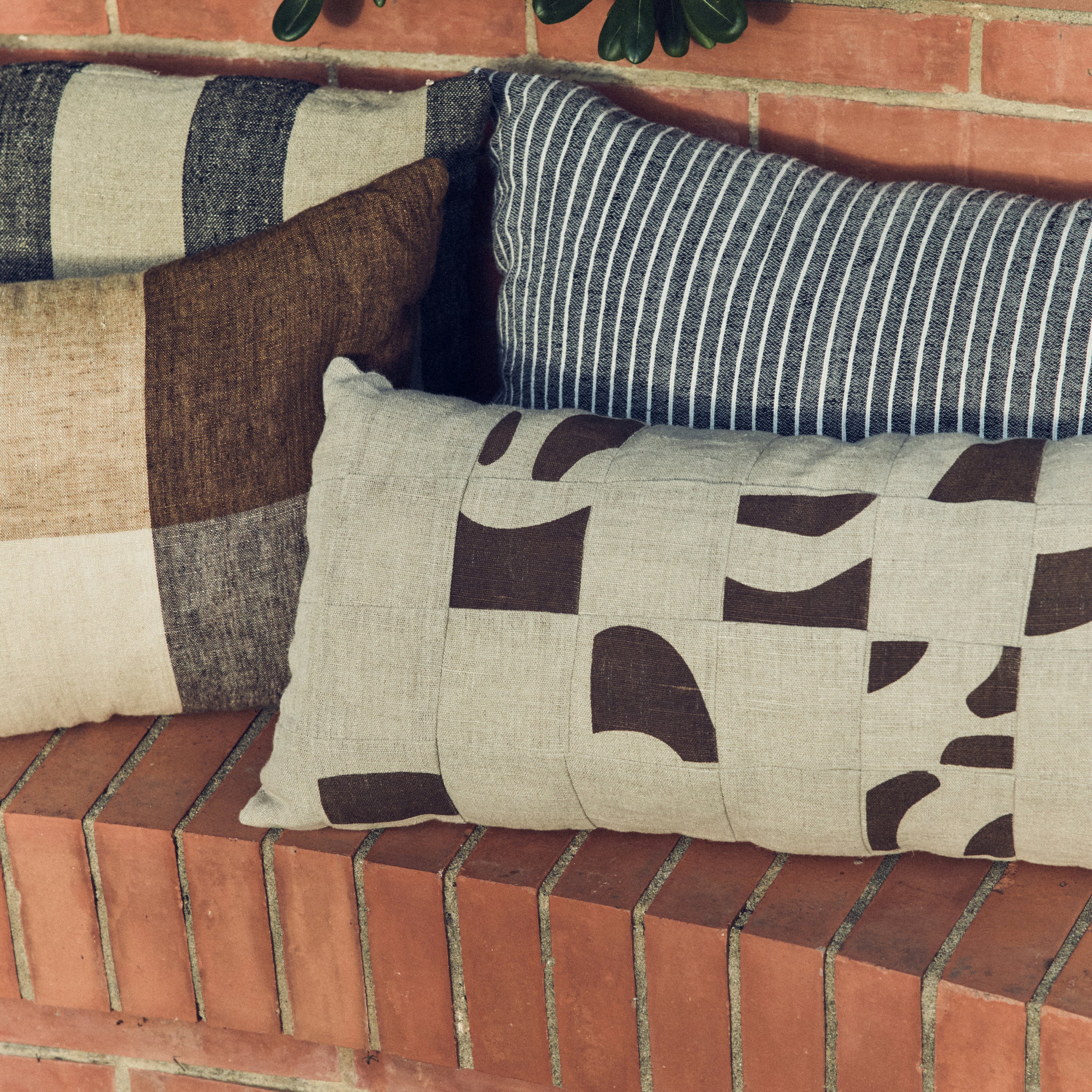 HKliving Bayside Linen Sierkussen 40 x 60 cm