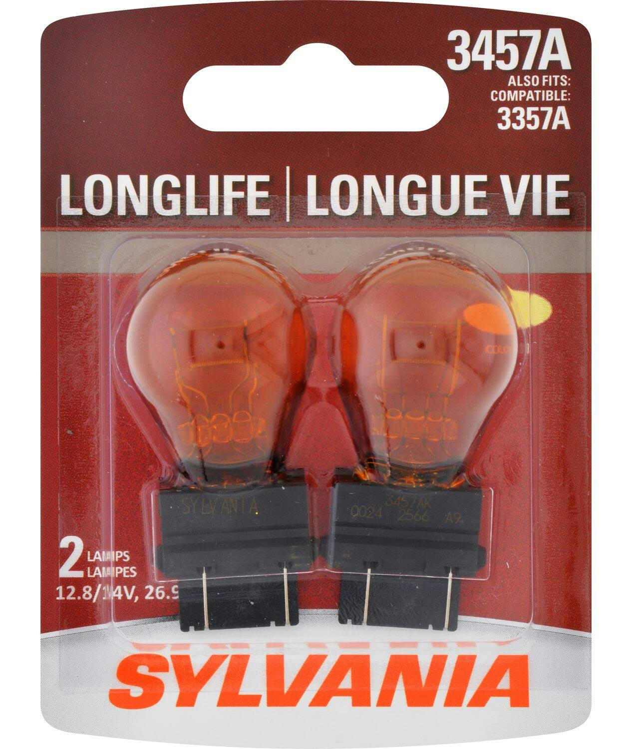 345A Sylvania Long Life Mini Bulb, 2-pk