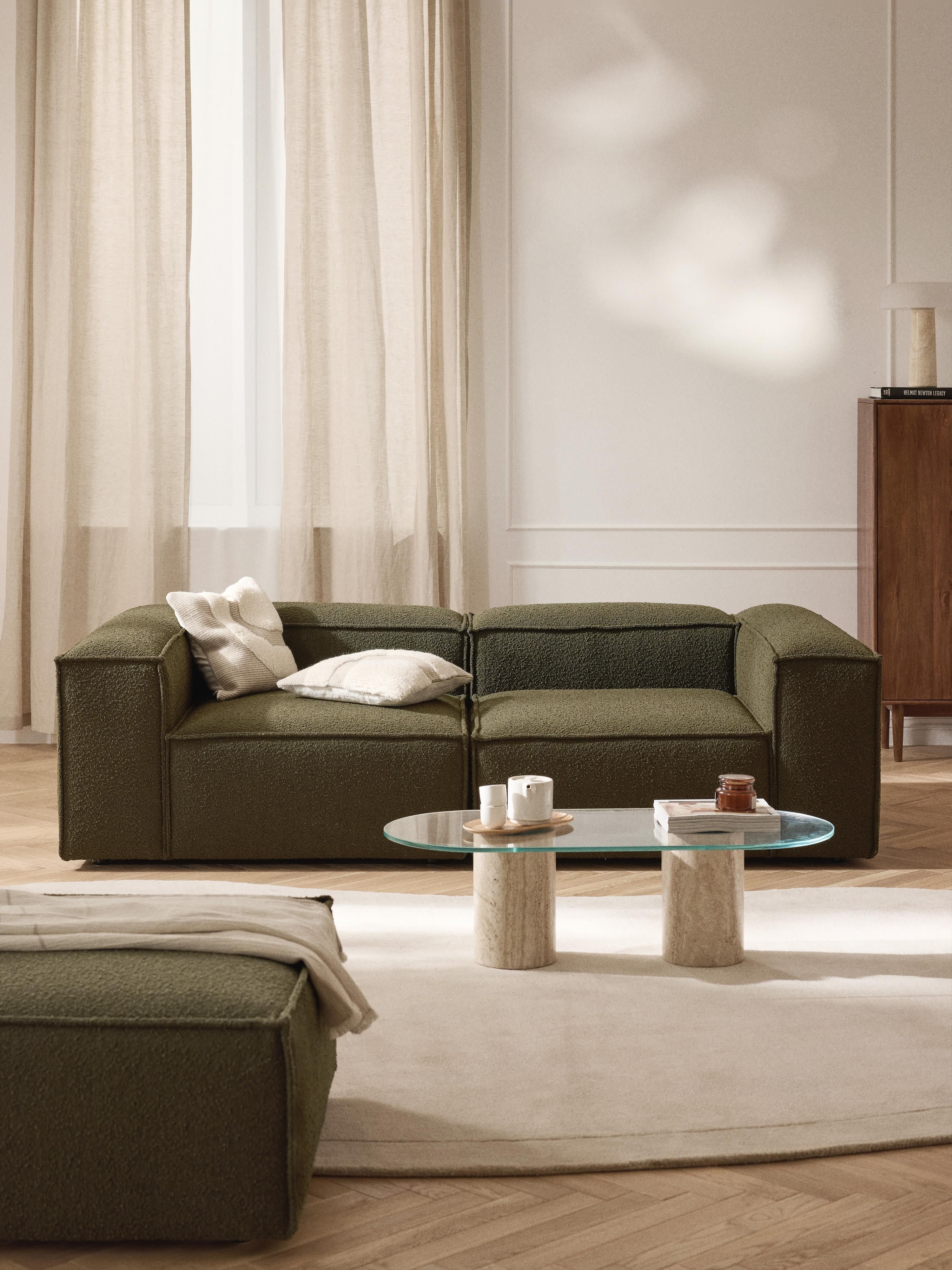Modulares Sofa Lennon (3-Sitzer) aus Bouclé