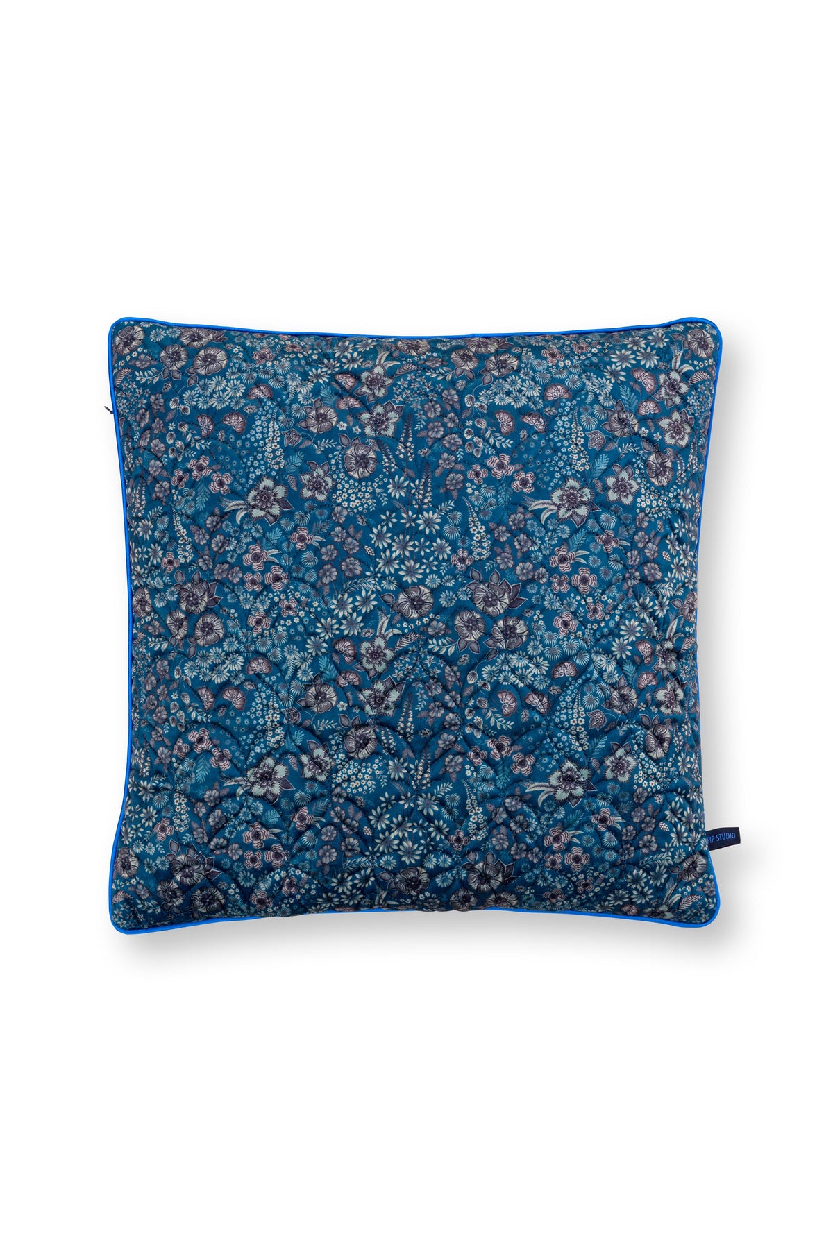 Pip Studio Sierkussen Quilted Daisy - Blauw - 50x50cm