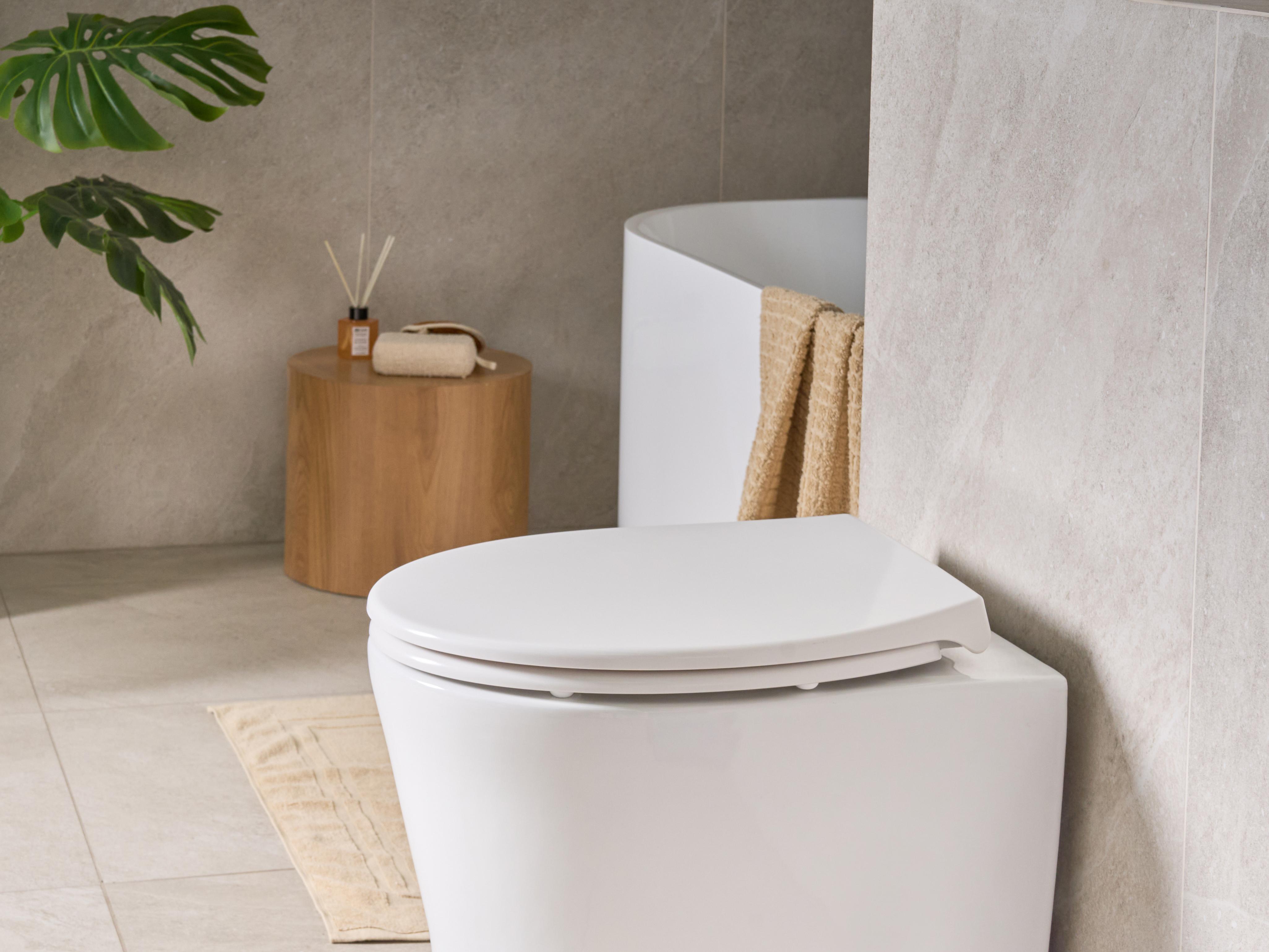 Toilet Seat PAPURI Soft Close Duroplast White