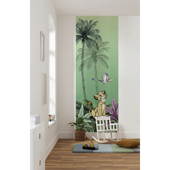 Vliestapete »Jungle Simba«, bunt, glatt