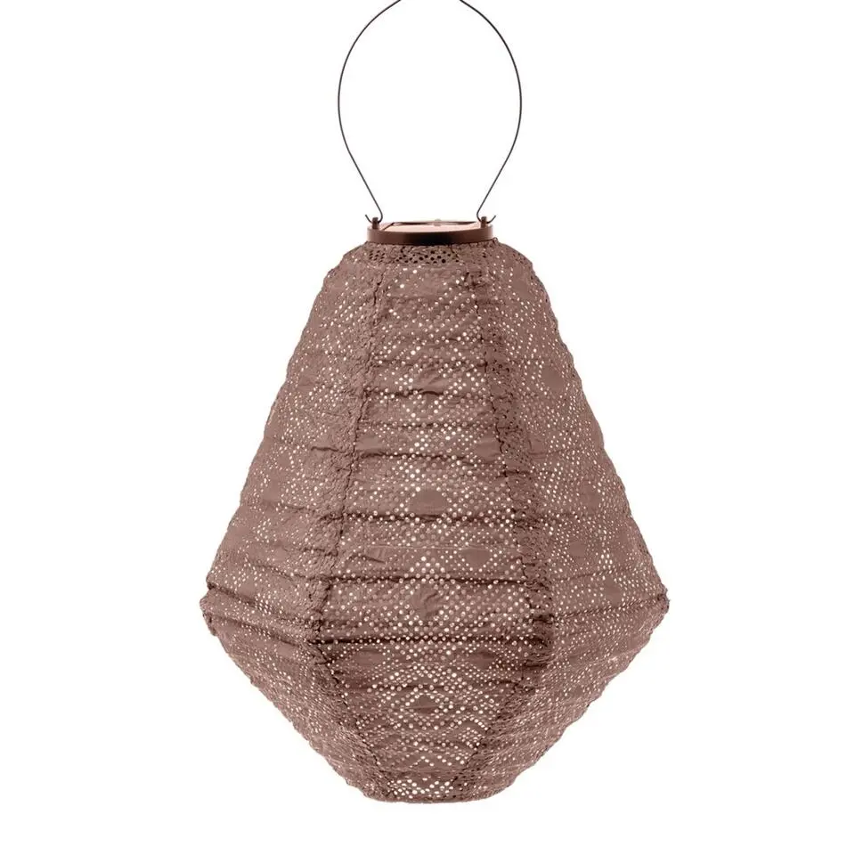 Lumiz solar lampion �?marrakesh can �?30 cm �?soft blush