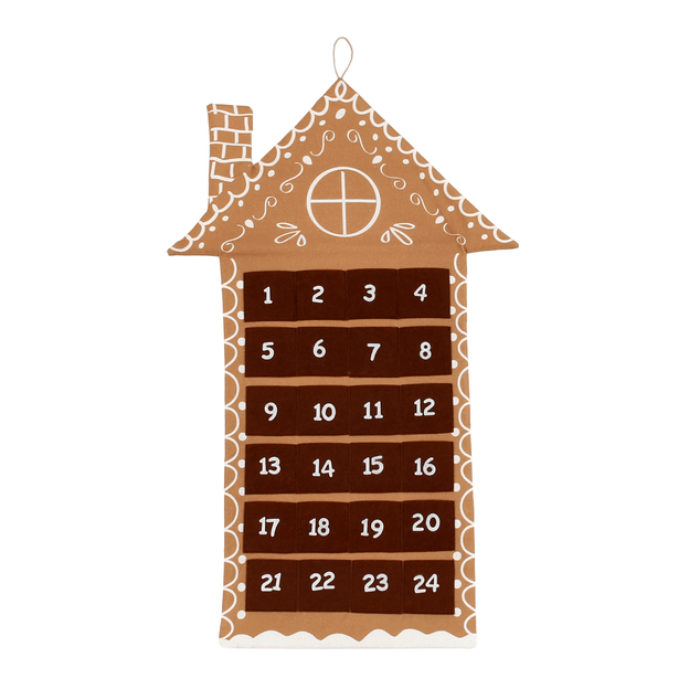 CALENDÁRIO ADVENTO 90 CM VILAREJO NOEL