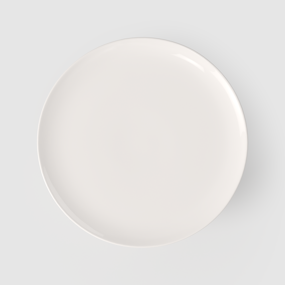 For Me Cake stand - White, 12'', Premium Porcelain