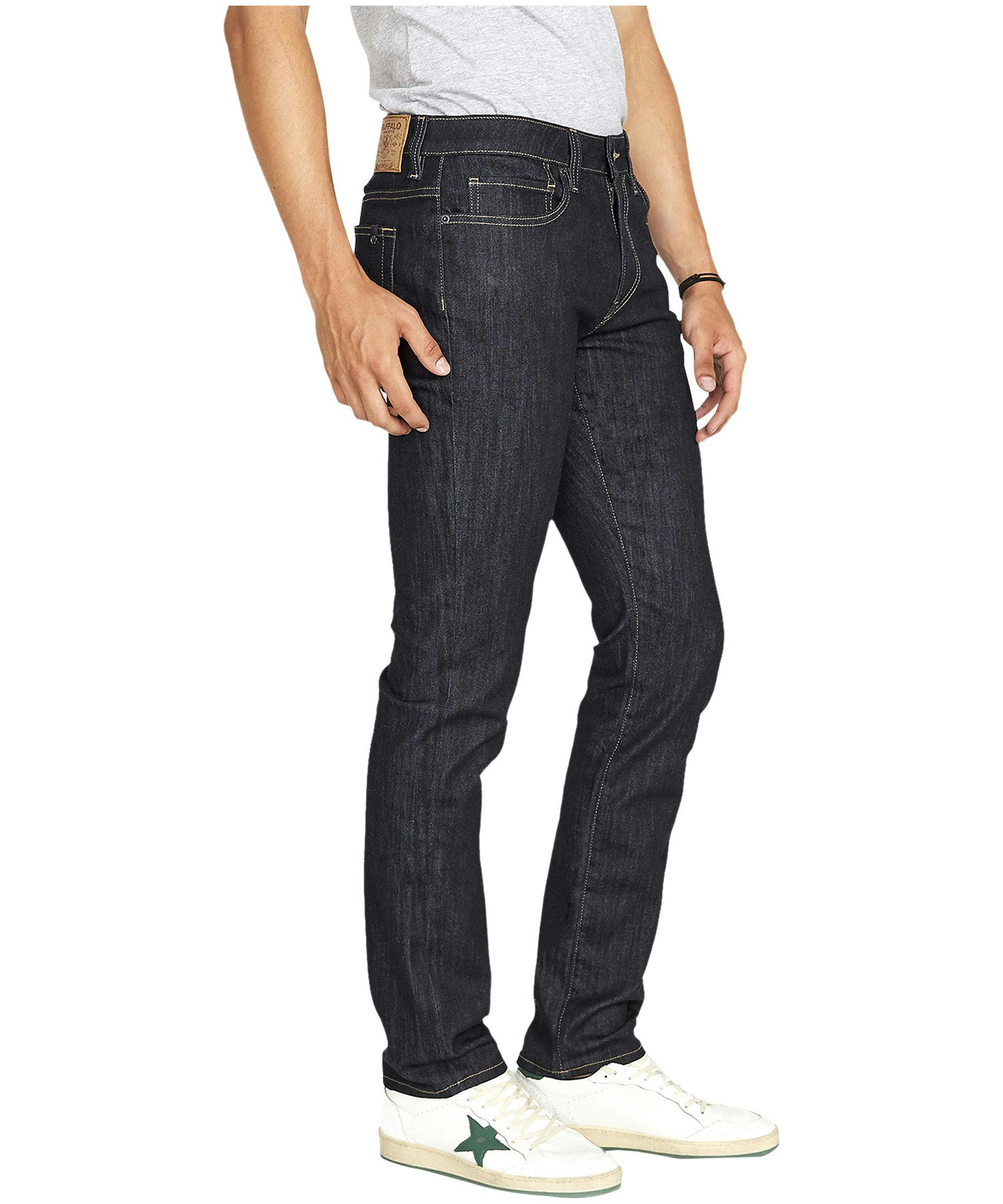 Buffalo Men's Ash Slim Stretch Rinse Jeans