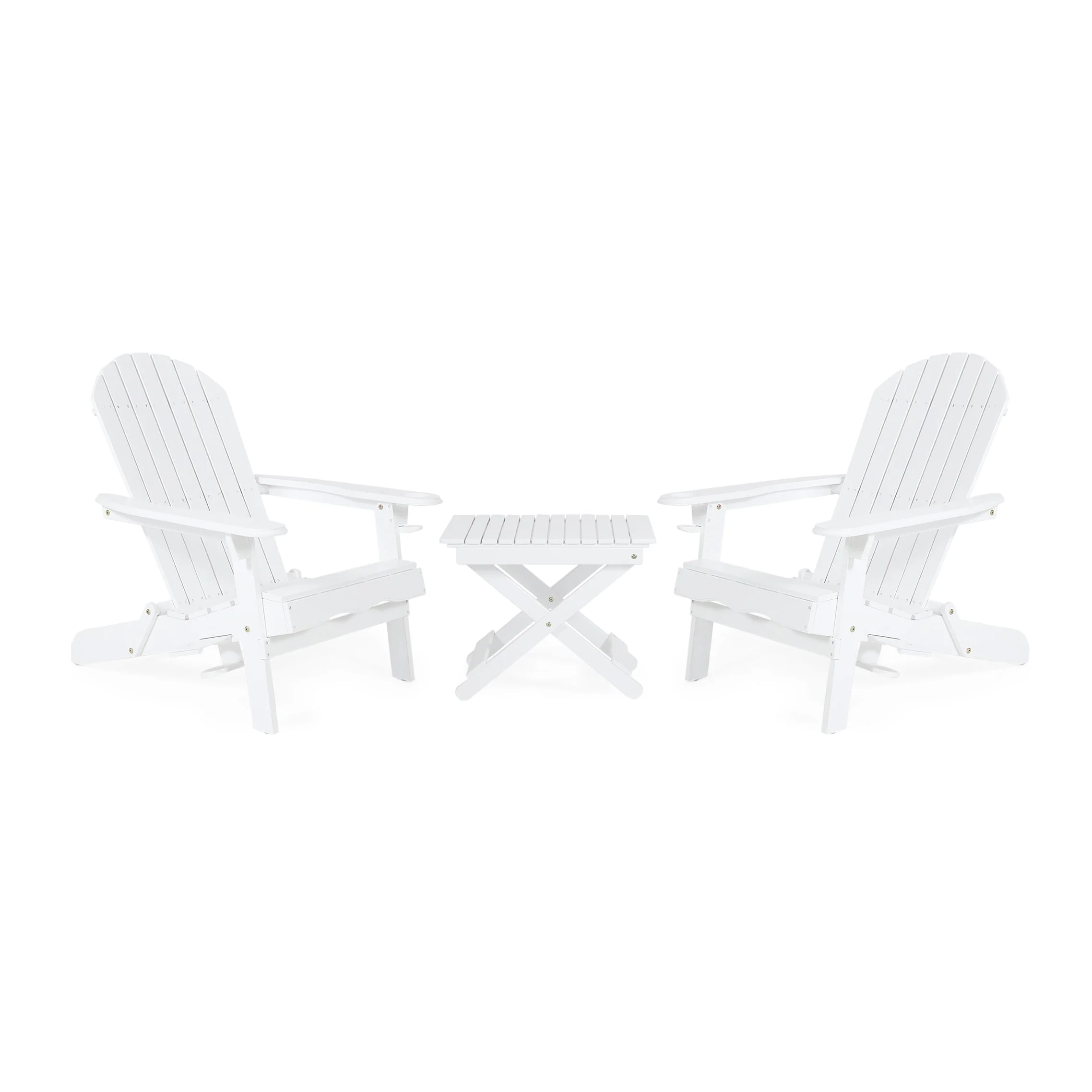 Bellwood Outdoor 2-seat Folding Acacia Chat Set by Christopher Knight Home