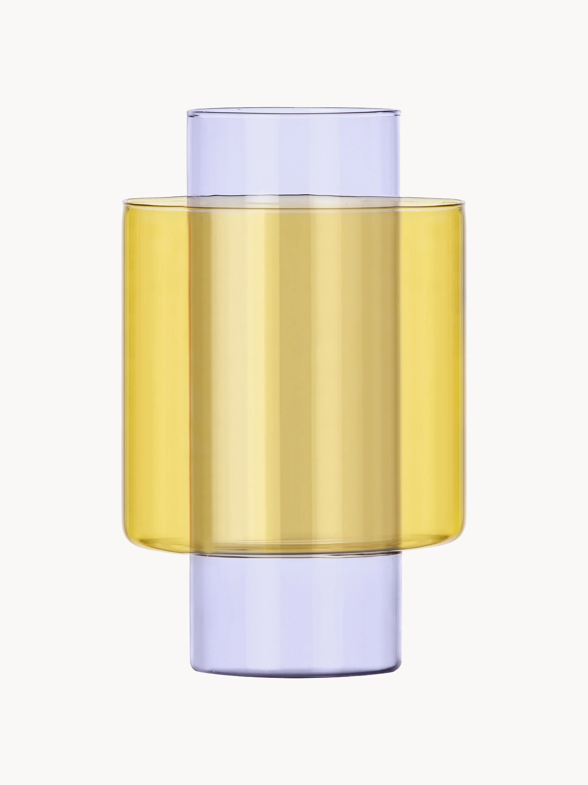 Handgefertigte Glas-Vase Boreale, H 21 cm