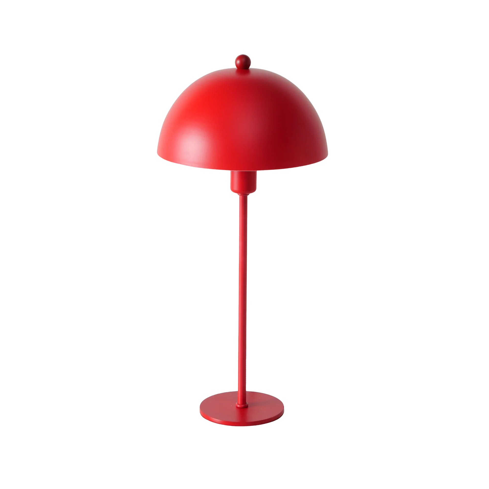 Lampe champignon PETUNIA coloris rouge 41 x 18 cm