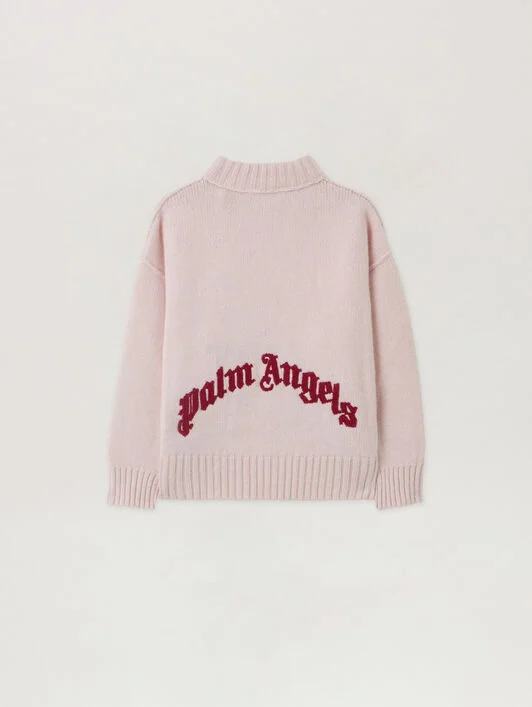 Curved Logo Sweater