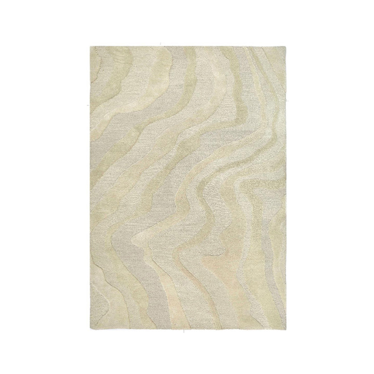 LABEL51 Vloerkleed Mosa - Zand Wol - 200x300x2cm
