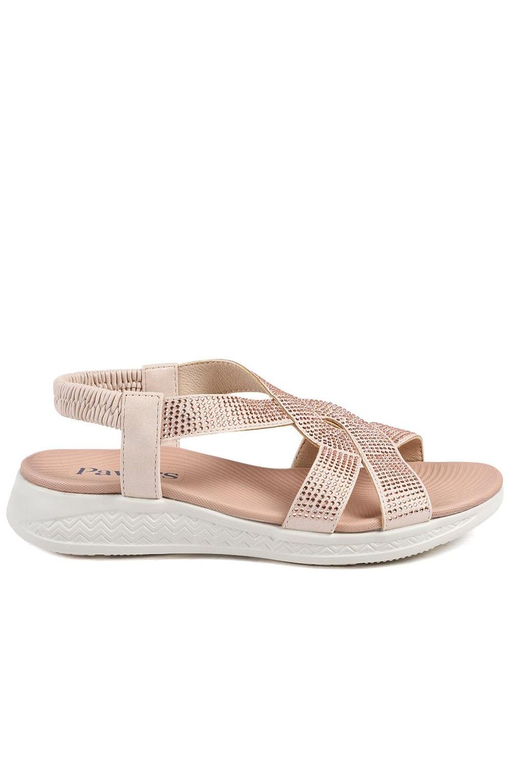 Pavers Stretch Fit Embellished Daily Sandals