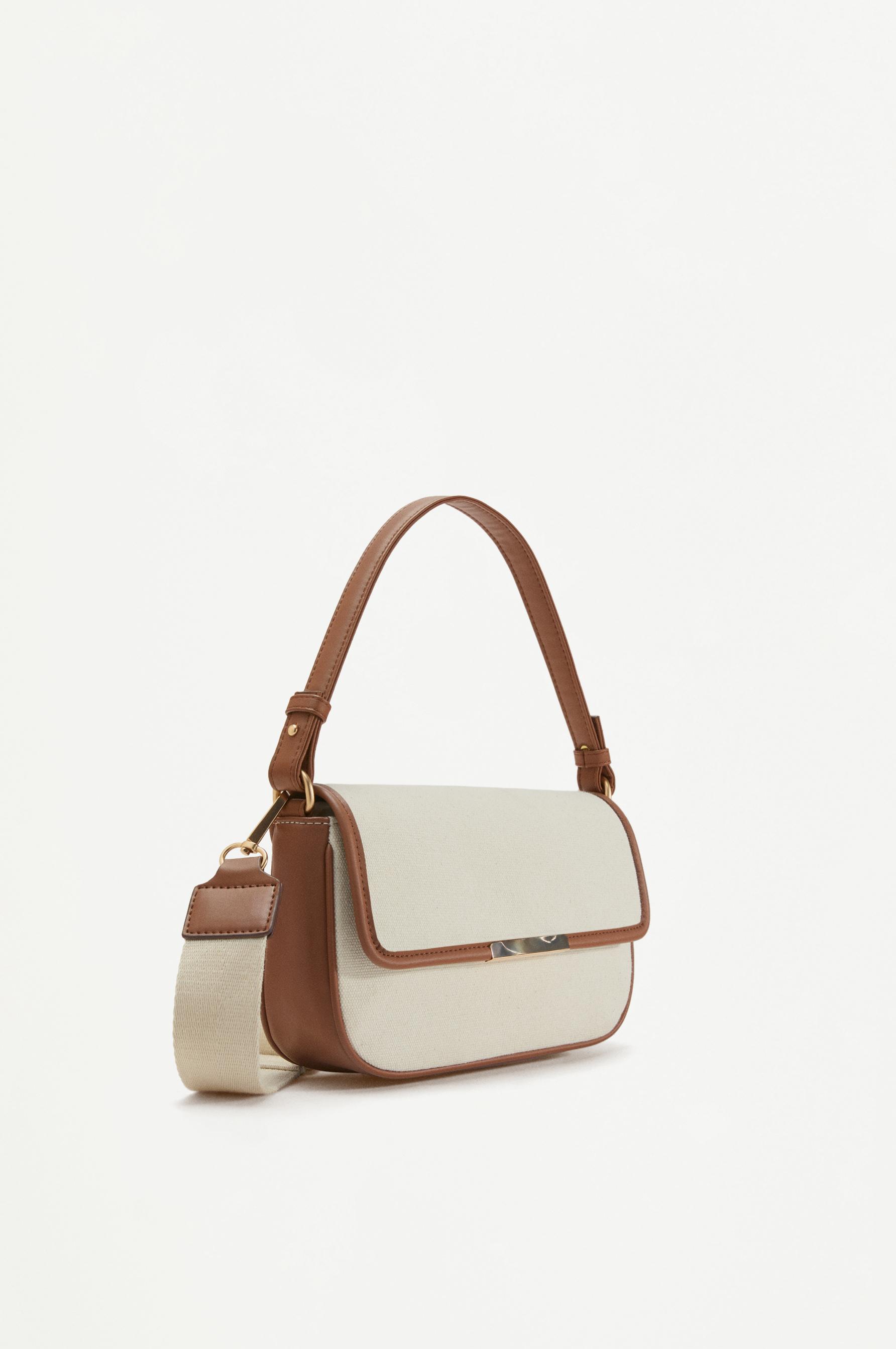 Bolso canvas solapa bandolera