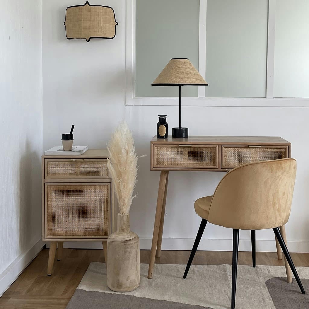 - Abat-Jour Pour Applique Murale Noir D37cm