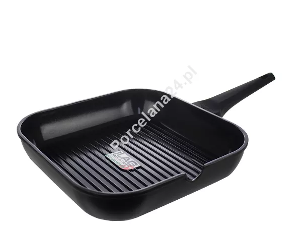 Patelnia aluminiowa grilowa 28 cm Gerlach - Monolit 33R