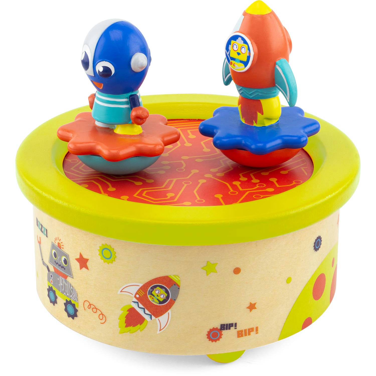 - Boite à Musique Fusée en bois