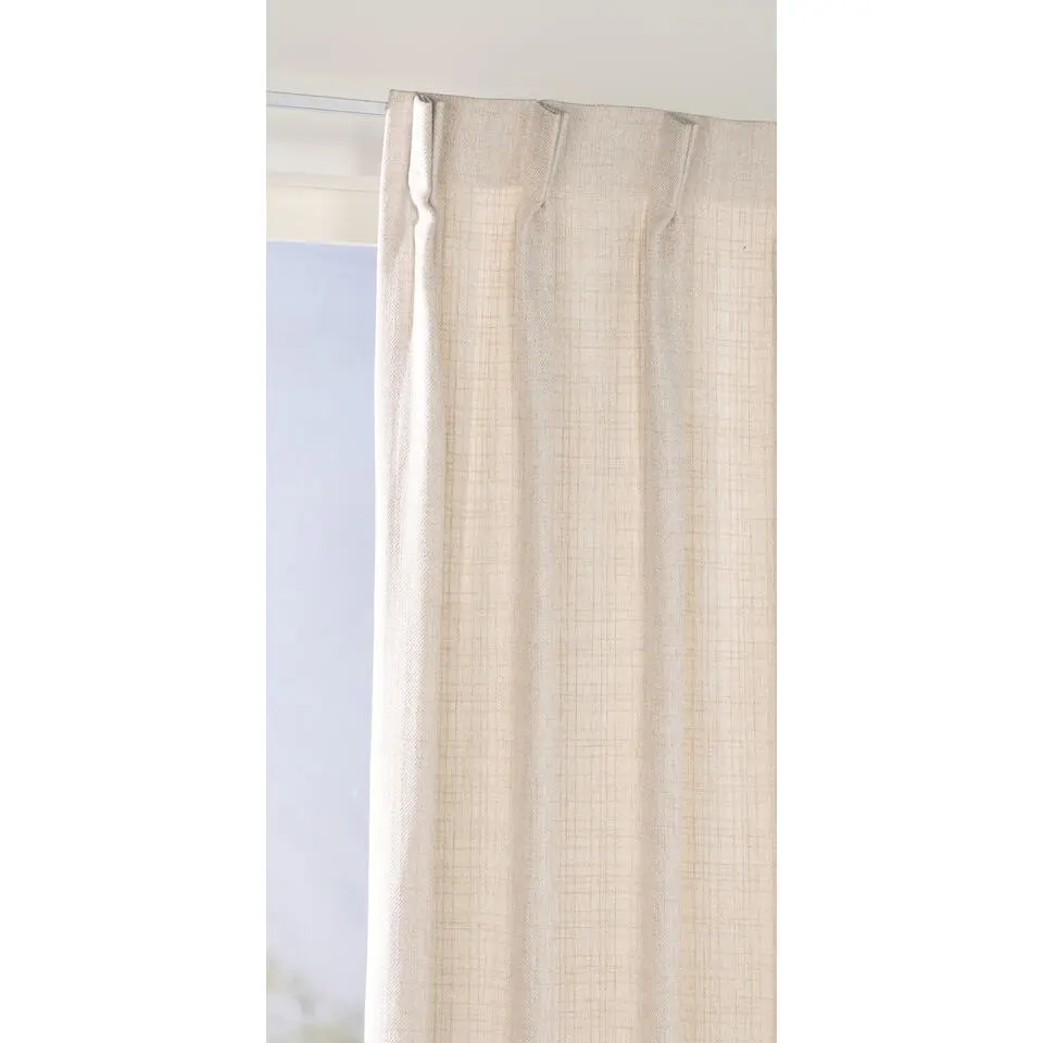 Gordijnstof Brunel lichtdoorlatend kamerhoog - ecru