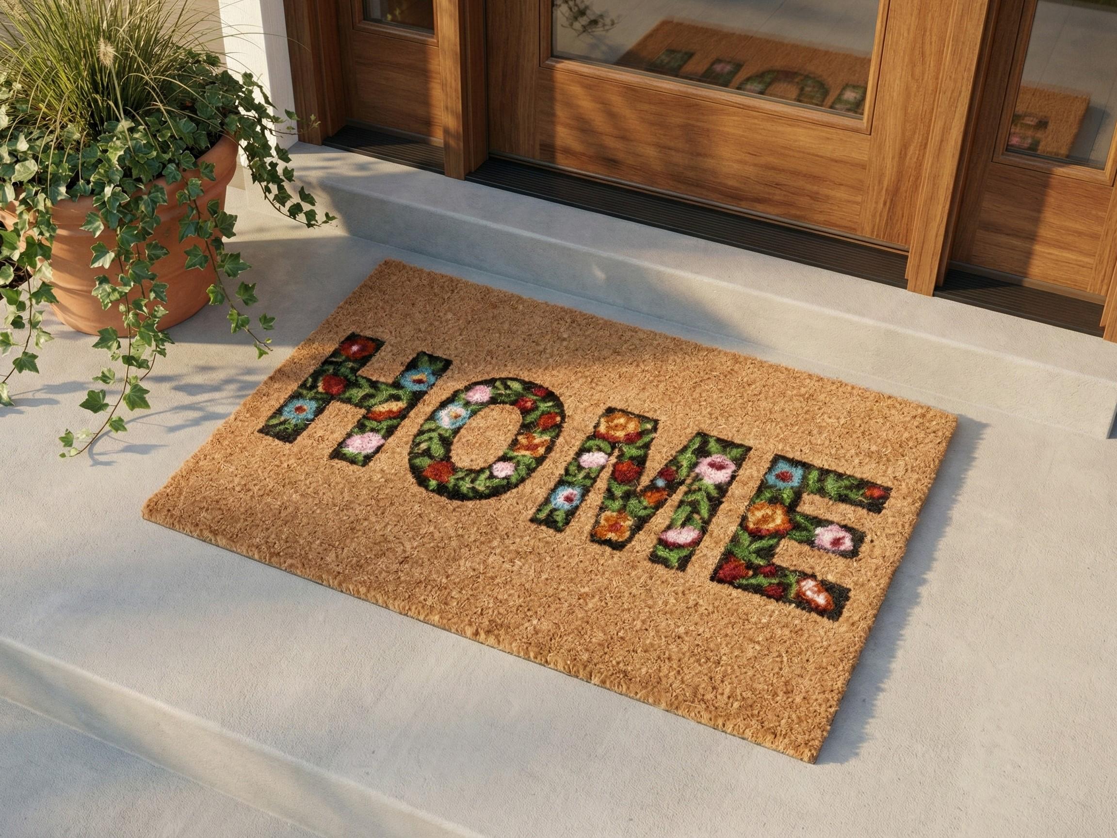 Doormat ZAMBALES Natural 40 x 60 cm Coir