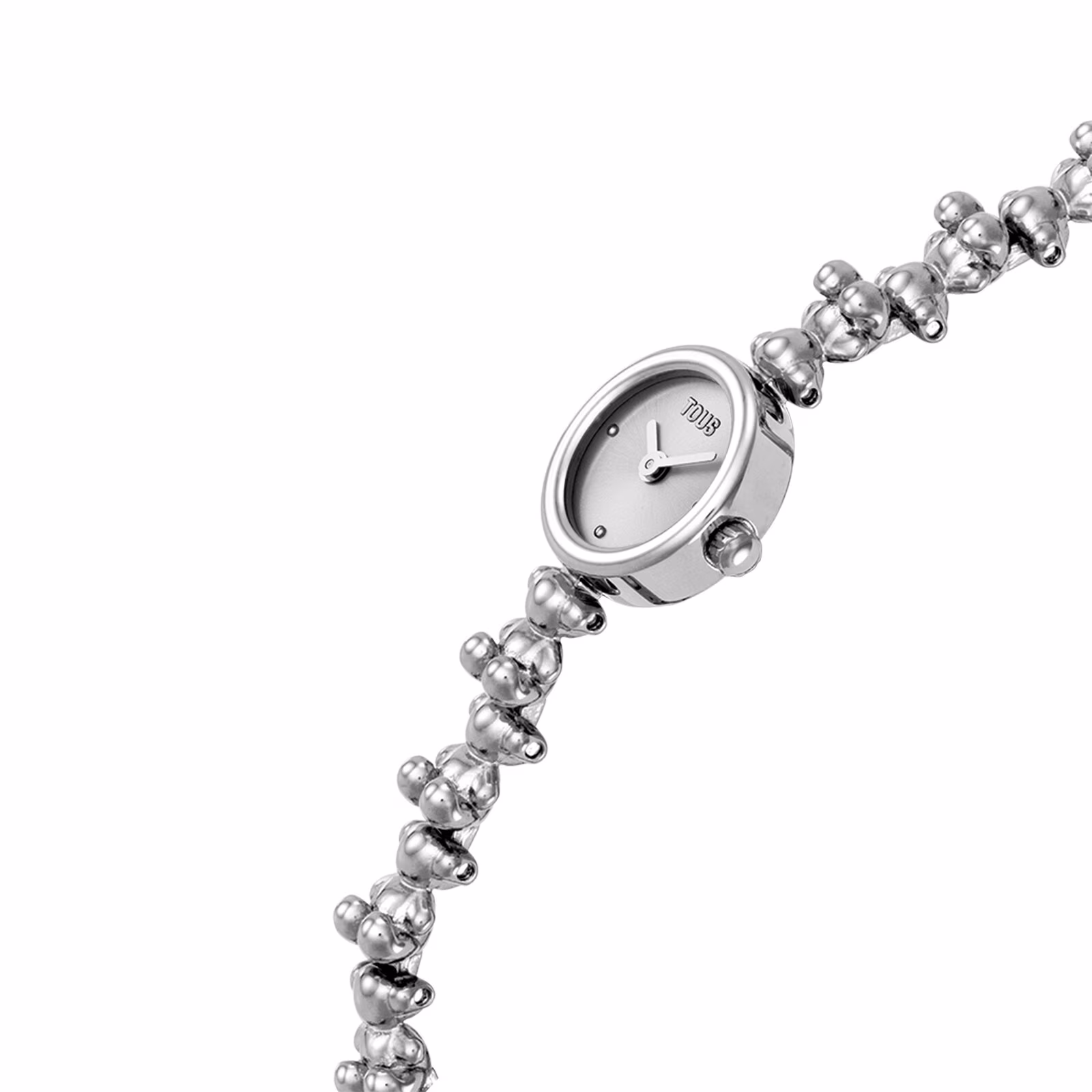 Reloj analógico con brazalete de acero Bold Bear Round