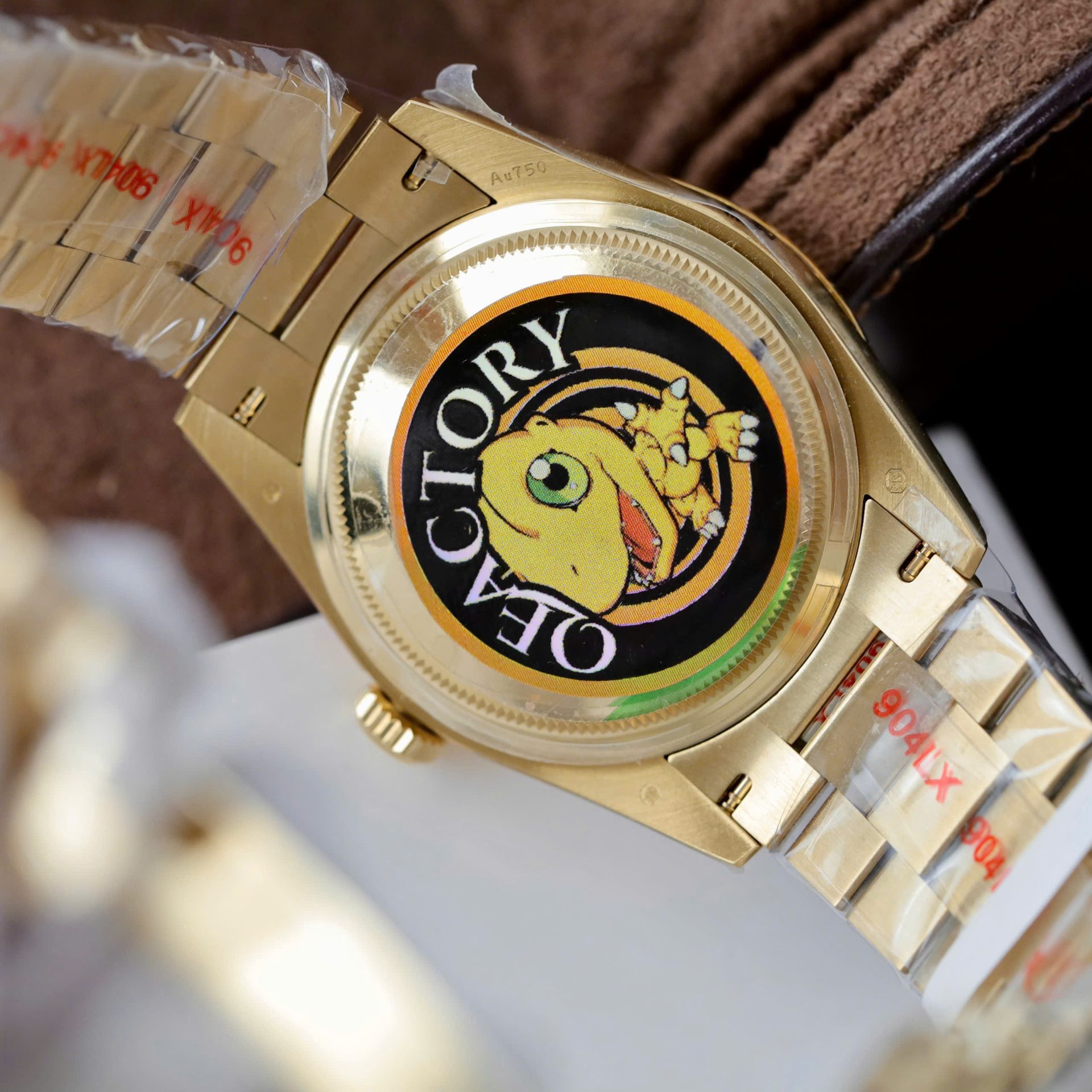 Rolex Day-Date YG Plated Diamond Dial 36mm Super Clone