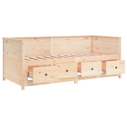 NNEVL Day Bed 80x200 cm Solid Wood Pine